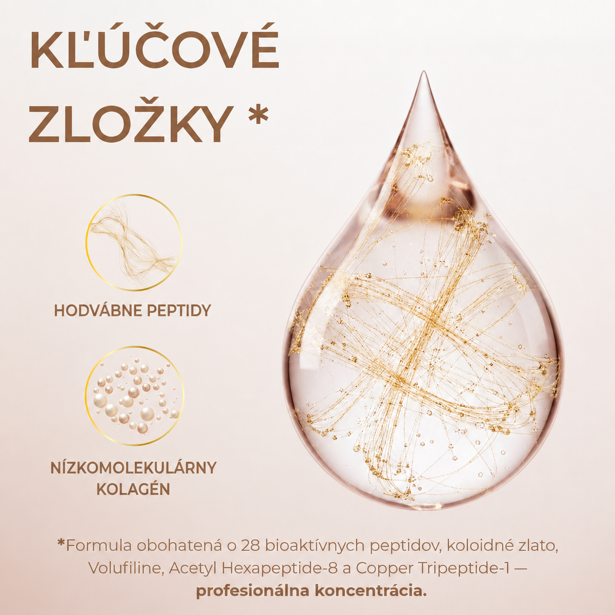 ZAVAURA kórejské sérum s hodvábnymi peptidmi